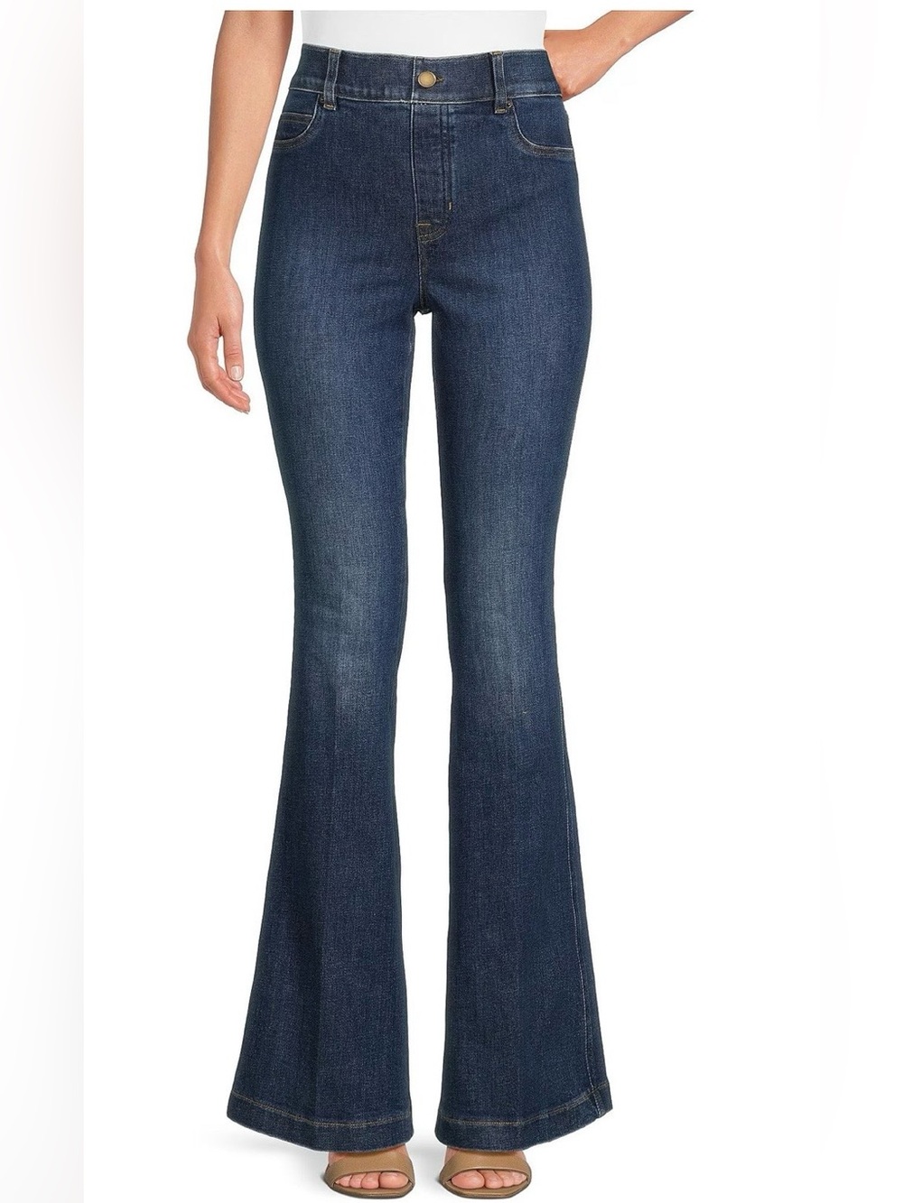 NWT Spanx flare jean size M